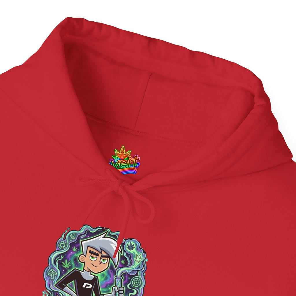 Vert Danny Phantom Smoker Vintage Style Unisex Graphic Hoodie