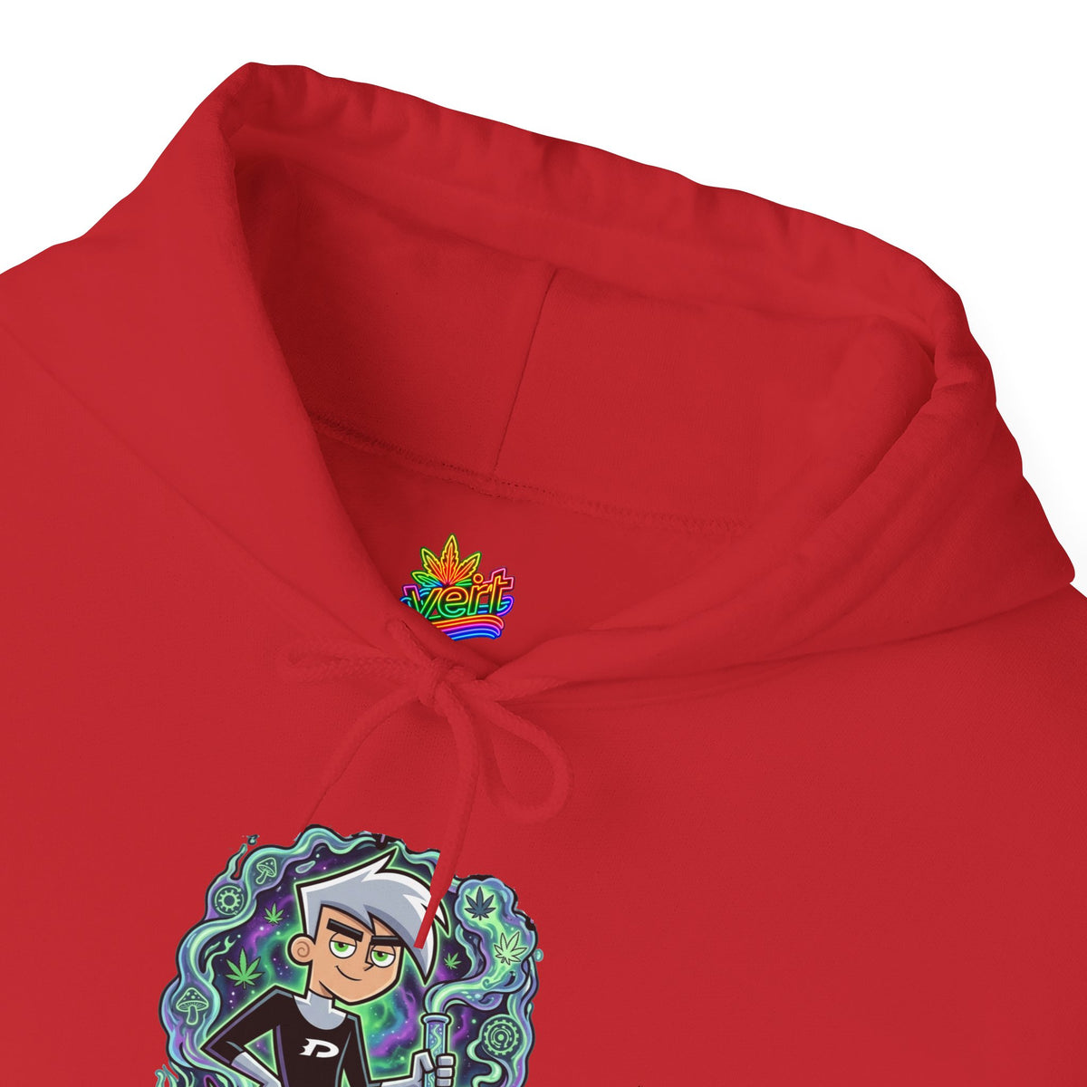 Vert Danny Phantom Smoker Vintage Style Unisex Graphic Hoodie