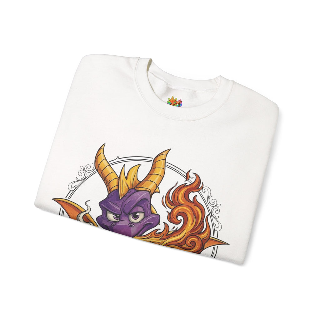Vert Spyro Smoker Vintage Style Unisex Graphic Crewneck Sweatshirt