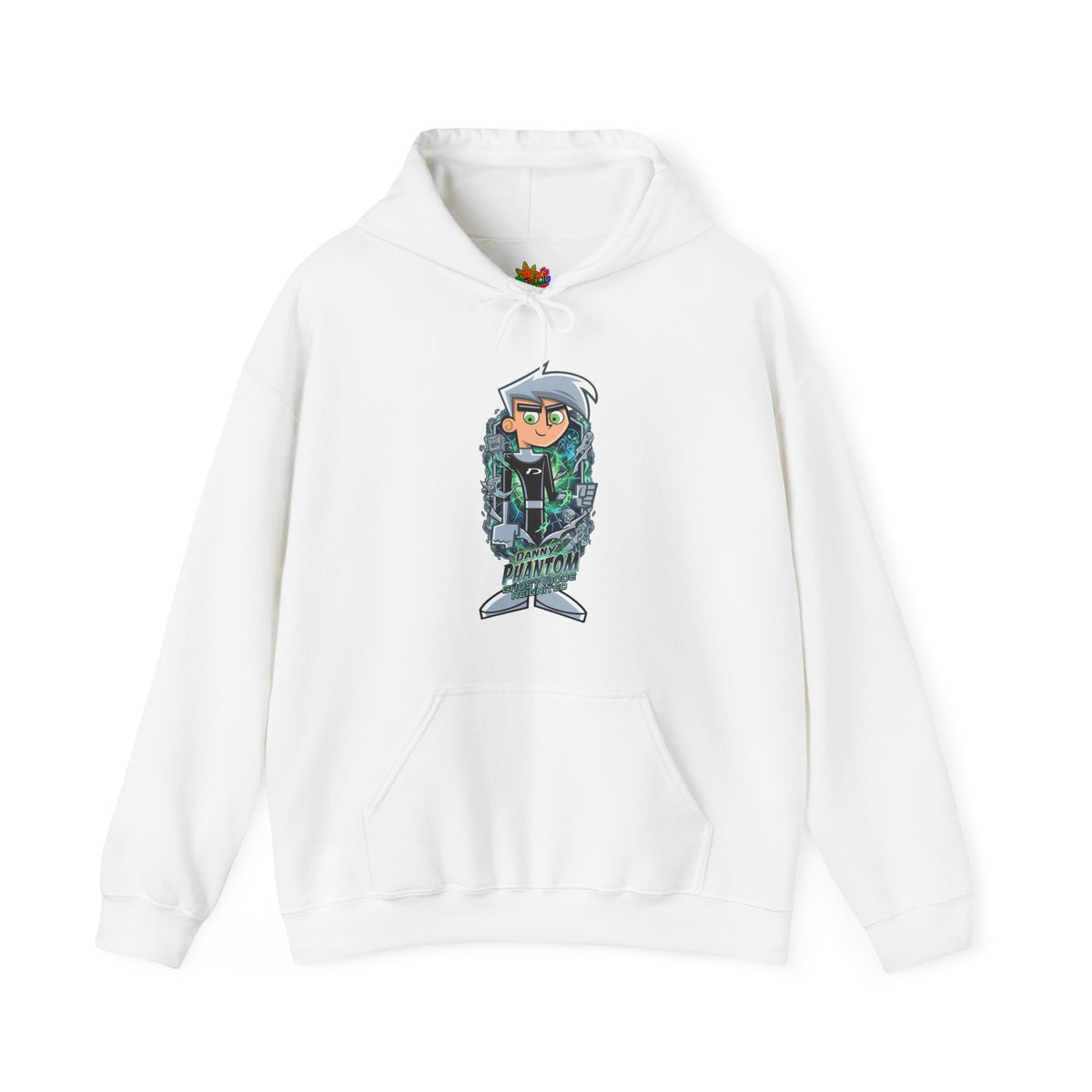 Vert Danny Phantom Vintage Style Unisex Graphic Hoodie