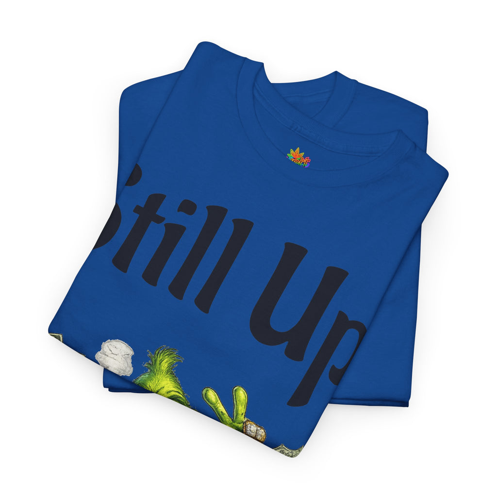Vert Grinch Smoker Vintage Style Unisex Cotton Graphic T-Shirt