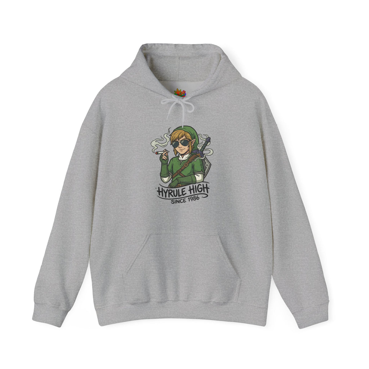 Vert Link Smoker Vintage Style Unisex Graphic Hoodie