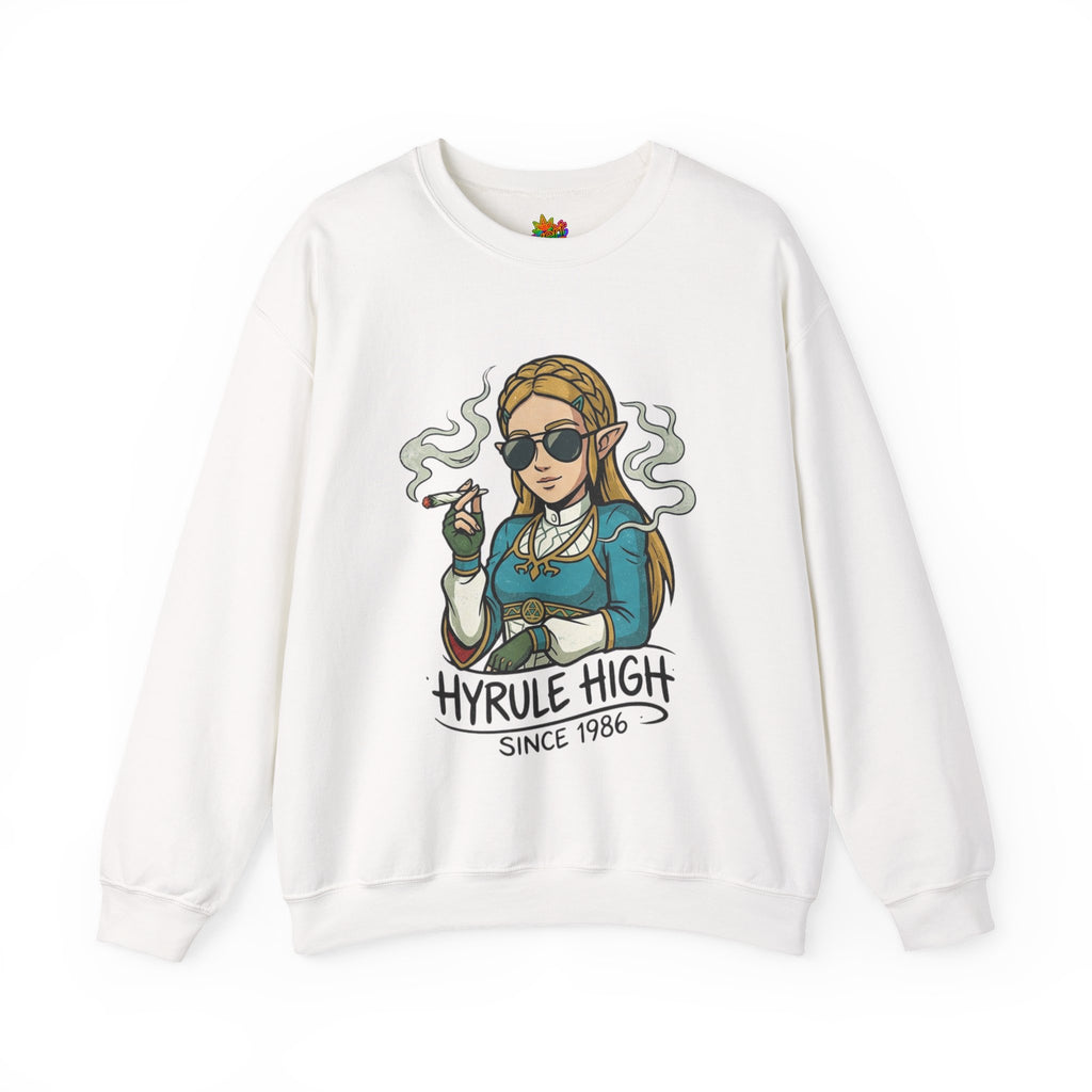 Vert Helda Vintage Style Unisex Graphic Crewneck Sweatshirt