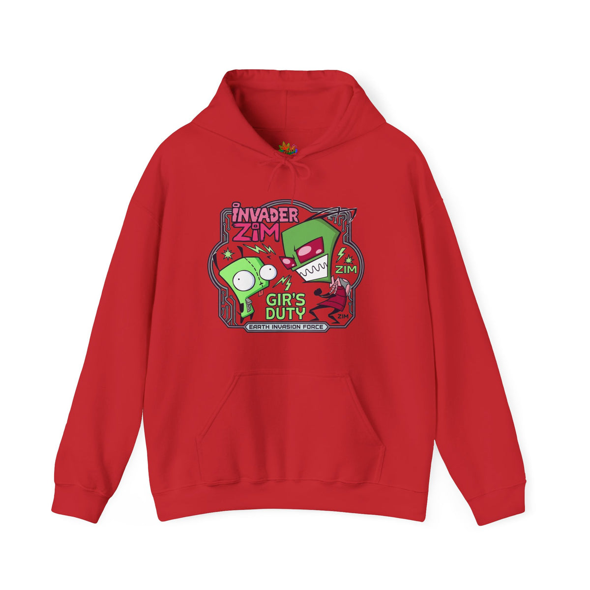 Vert Invader Zim Vintage Style Unisex Graphic Hoodie