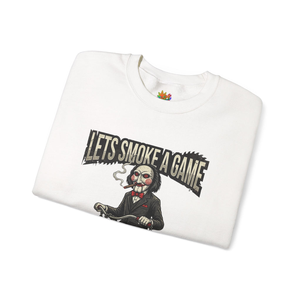 Vert Jigsaw Smoker Vintage Style Unisex Graphic Crewneck Sweatshirt