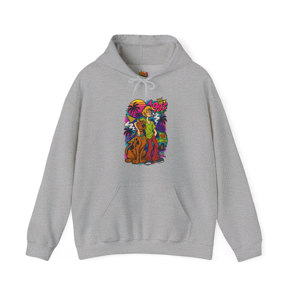 Vert Shaggy & Scooby Smoker Vintage Style Unisex Graphic Hoodie