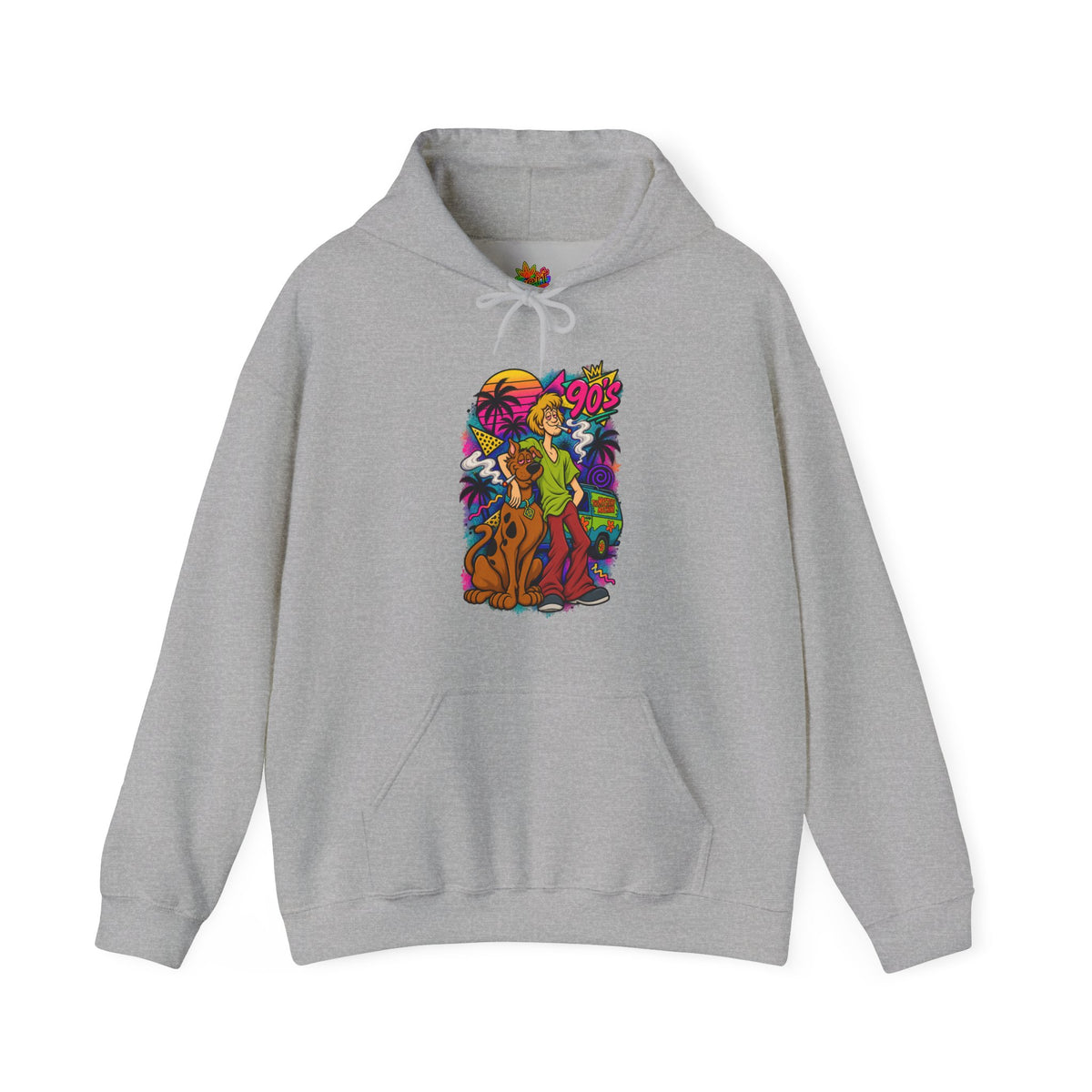 Vert Shaggy & Scooby Smoker Vintage Style Unisex Graphic Hoodie