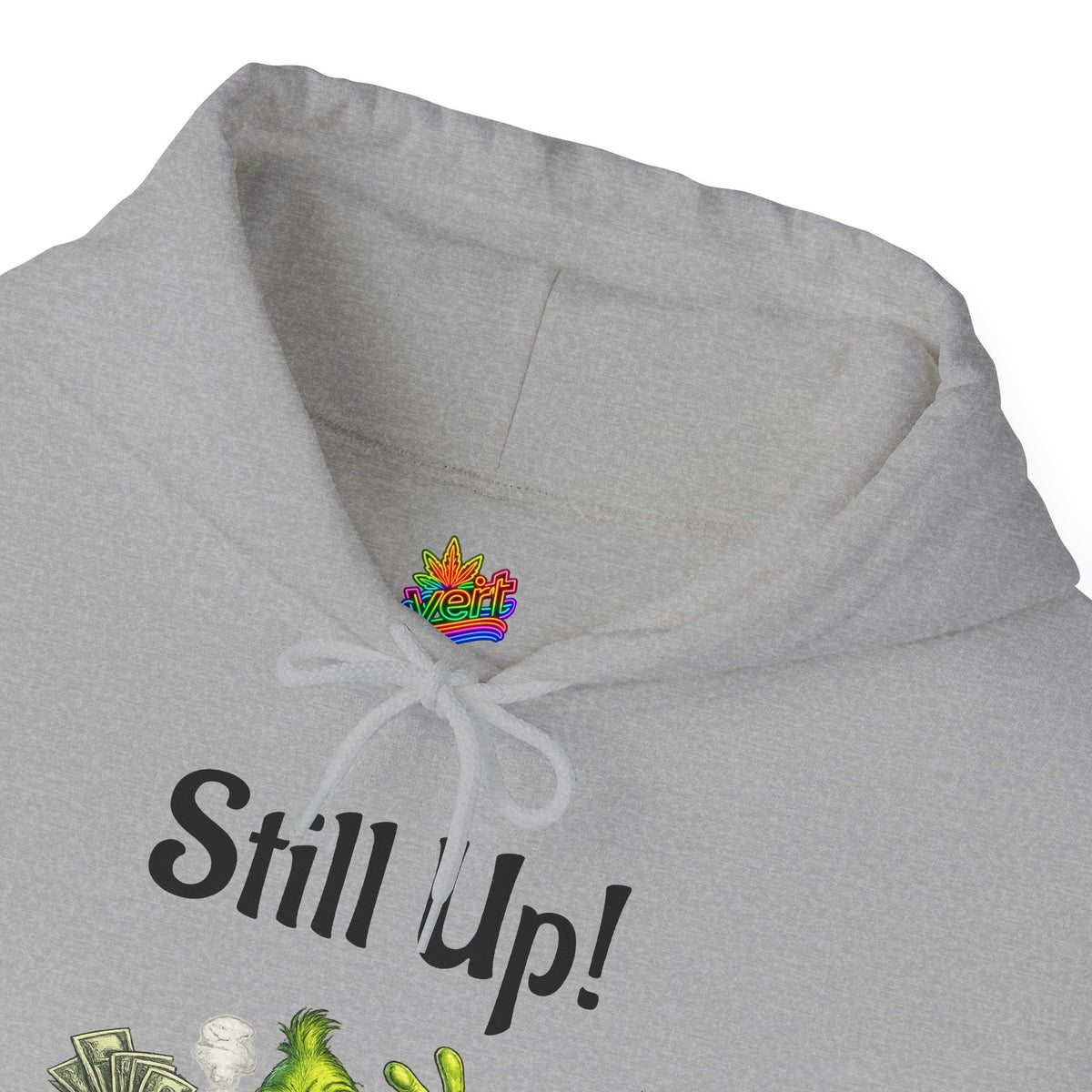 Vert Grinch Smoker Vintage Style Unisex Graphic Hoodie