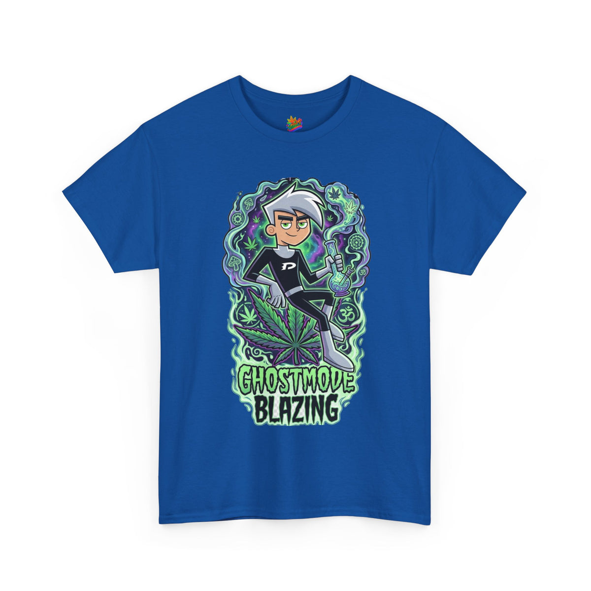Vert Danny Phantom Smoker Vintage Style Unisex Cotton Graphic T-Shirt