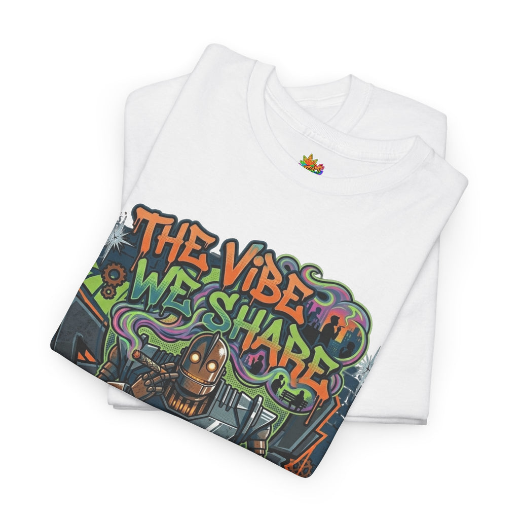 Vert Iron Giant Smoker Vintage Style Unisex Cotton Graphic T-Shirt