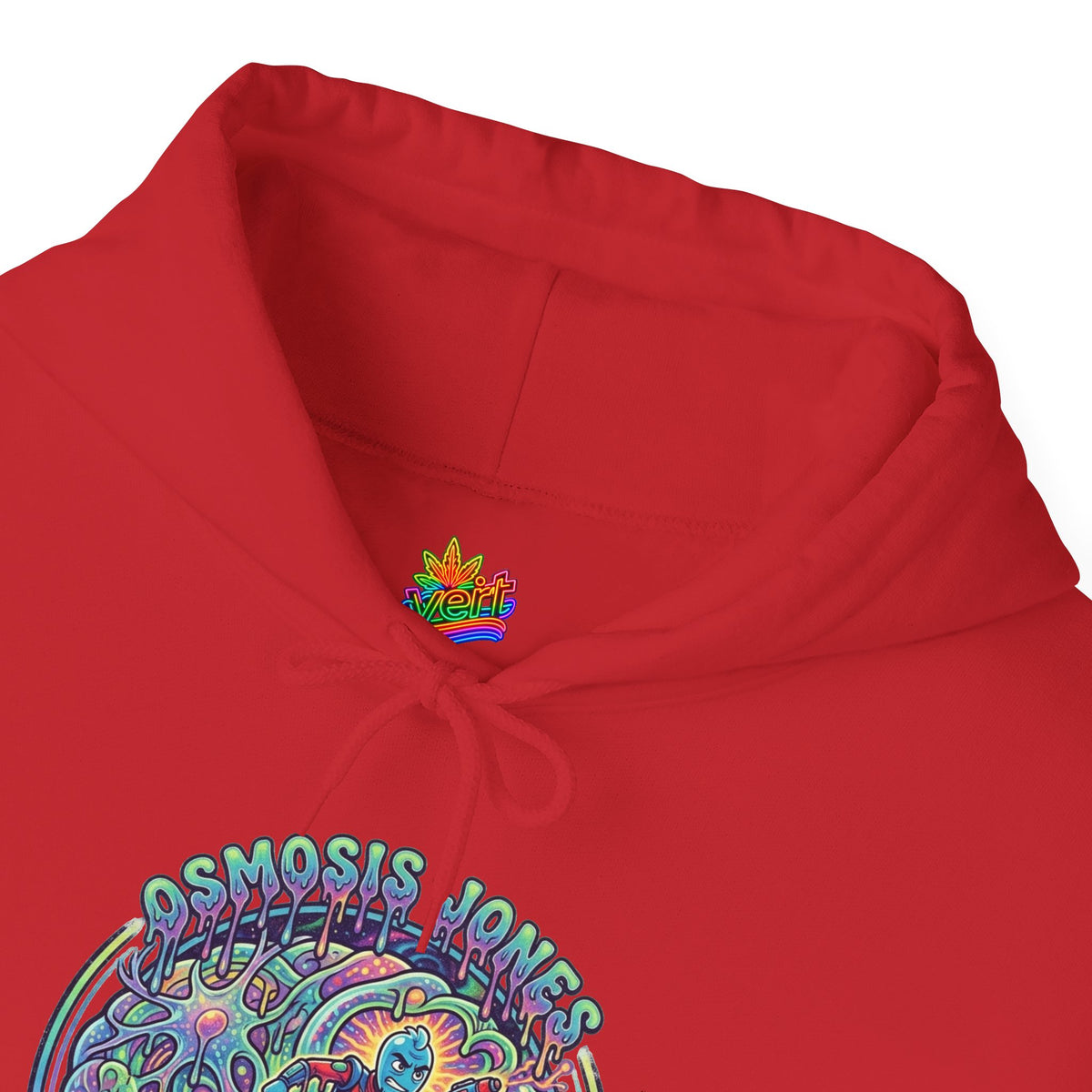Vert Osmosis Jones Psychedelic Vintage Style Unisex Graphic Hoodie