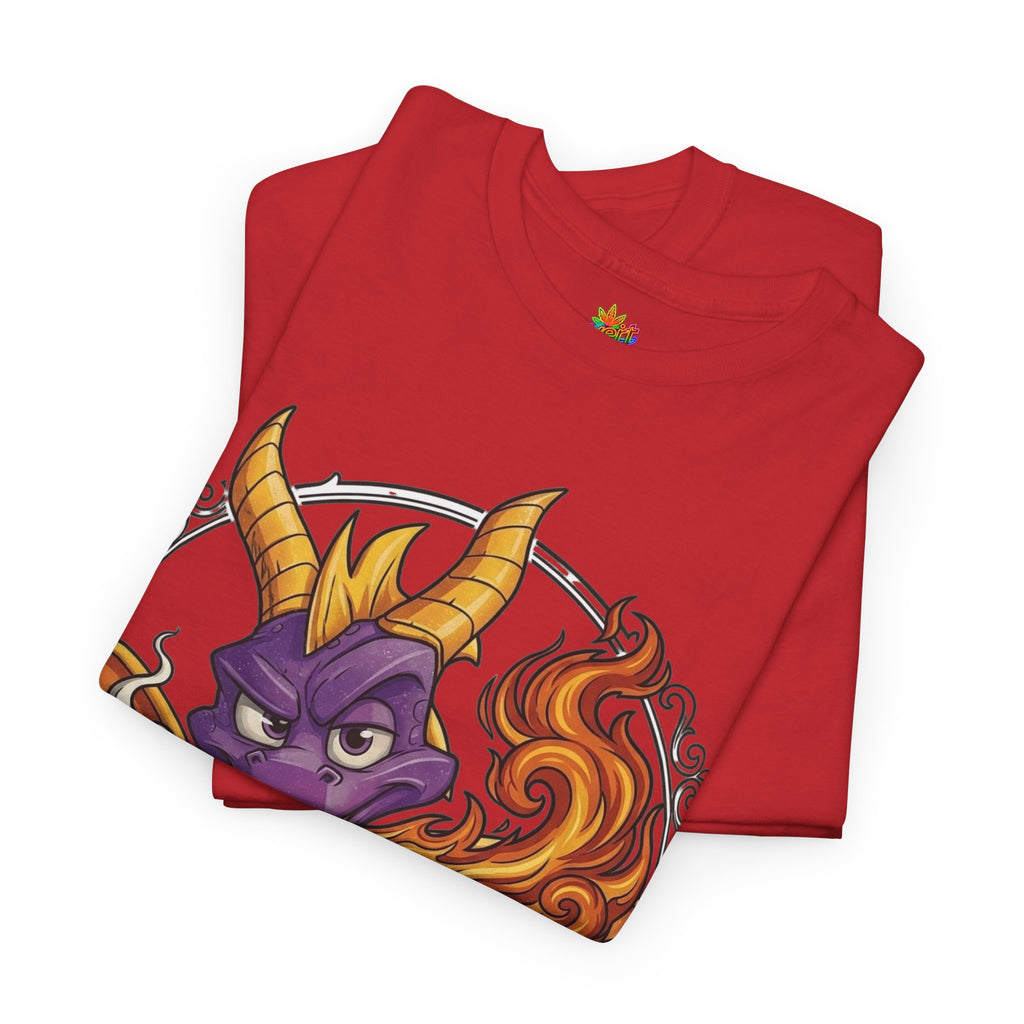 Vert Spyro Smoker Vintage Style Unisex Cotton Graphic T-Shirt