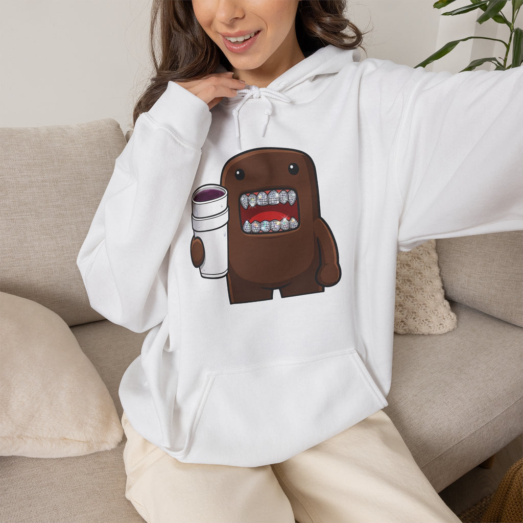 Vert Double Cup Domo Vintage Style Unisex Graphic Hoodie