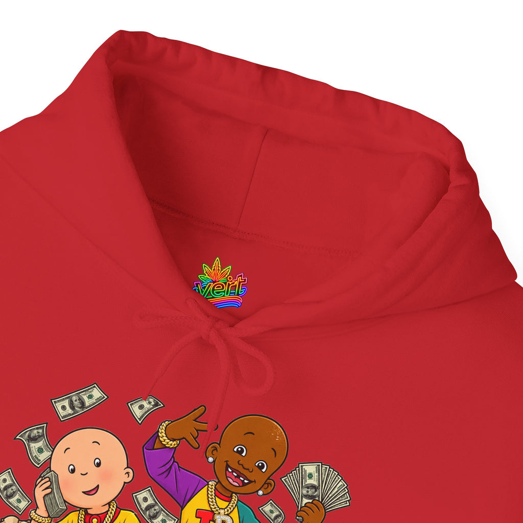 Vert Little Bill & Caillou Alt Vintage Style Unisex Graphic Hoodie
