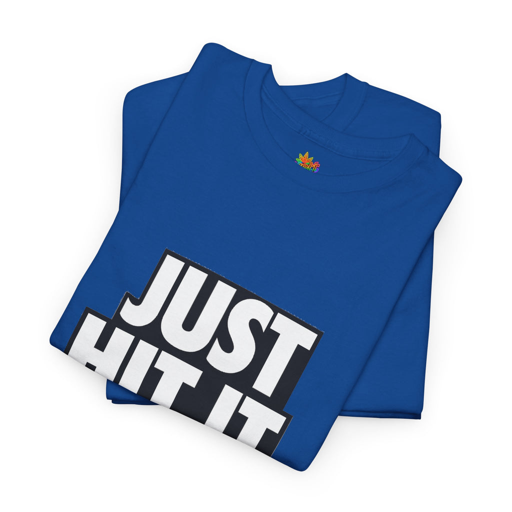 Vert Just Hit It Vintage Style Unisex Cotton Graphic T-Shirt