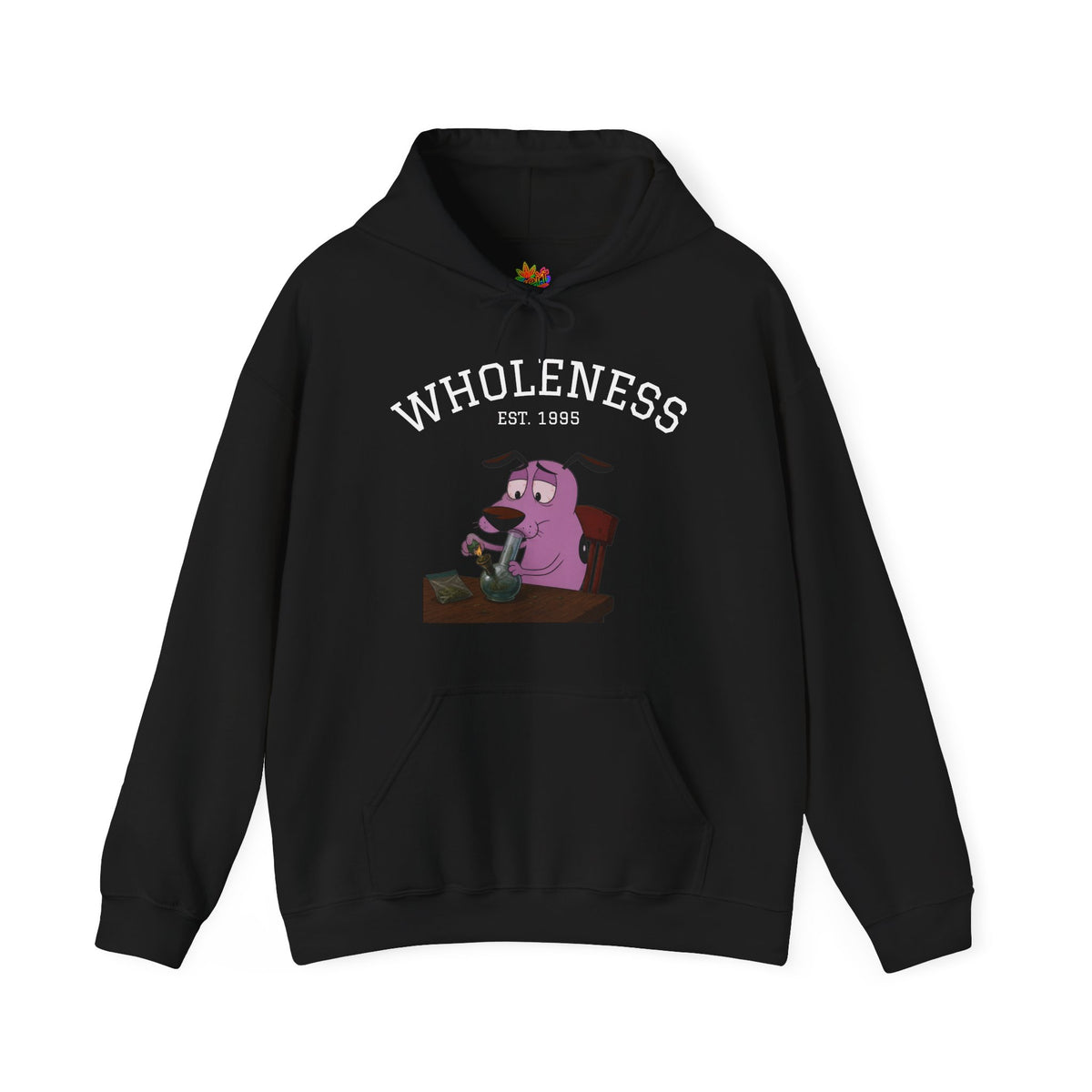 Vert Courage The Cowardly Dog Smoker Unisex Graphic Hoodie