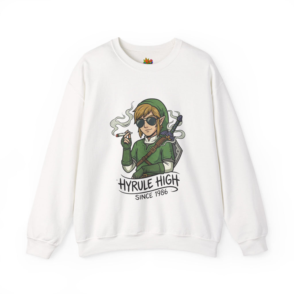 Vert Link Smoker Vintage Style Unisex Graphic Crewneck Sweatshirt