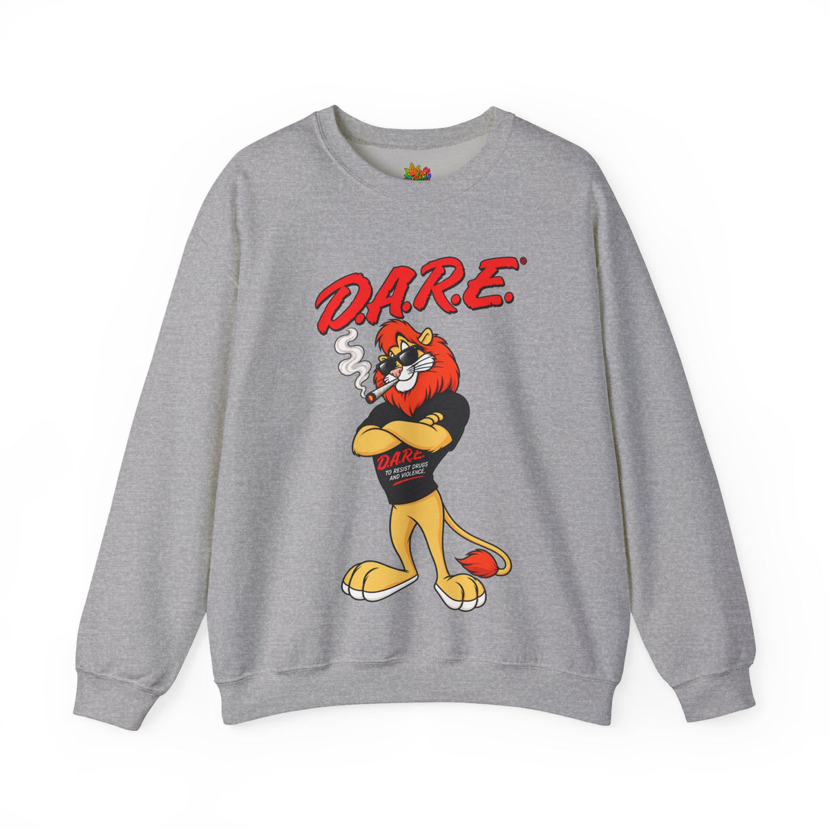 Vert D.A.R.E Vintage Style Unisex Graphic Crewneck Sweatshirt
