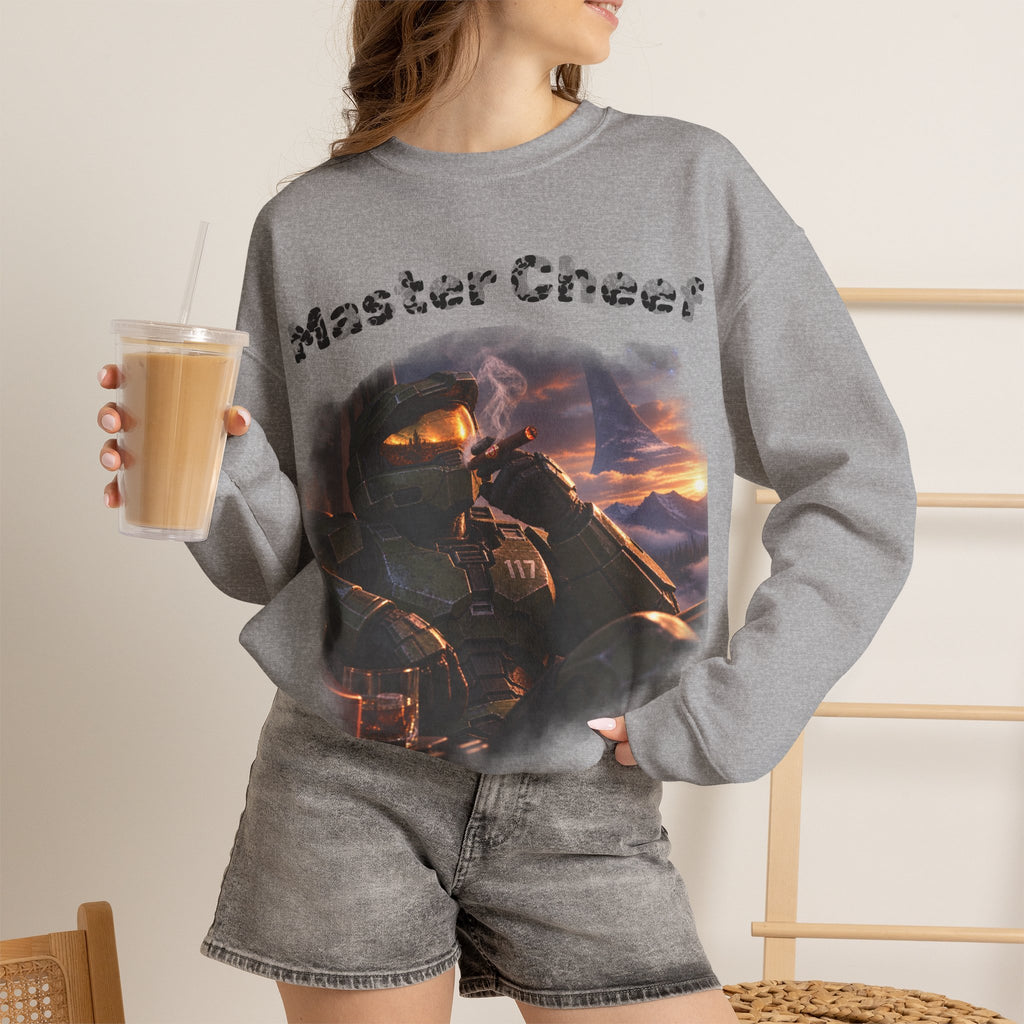 Vert Master Cheef Vintage Style Unisex Graphic Crewneck Sweatshirt