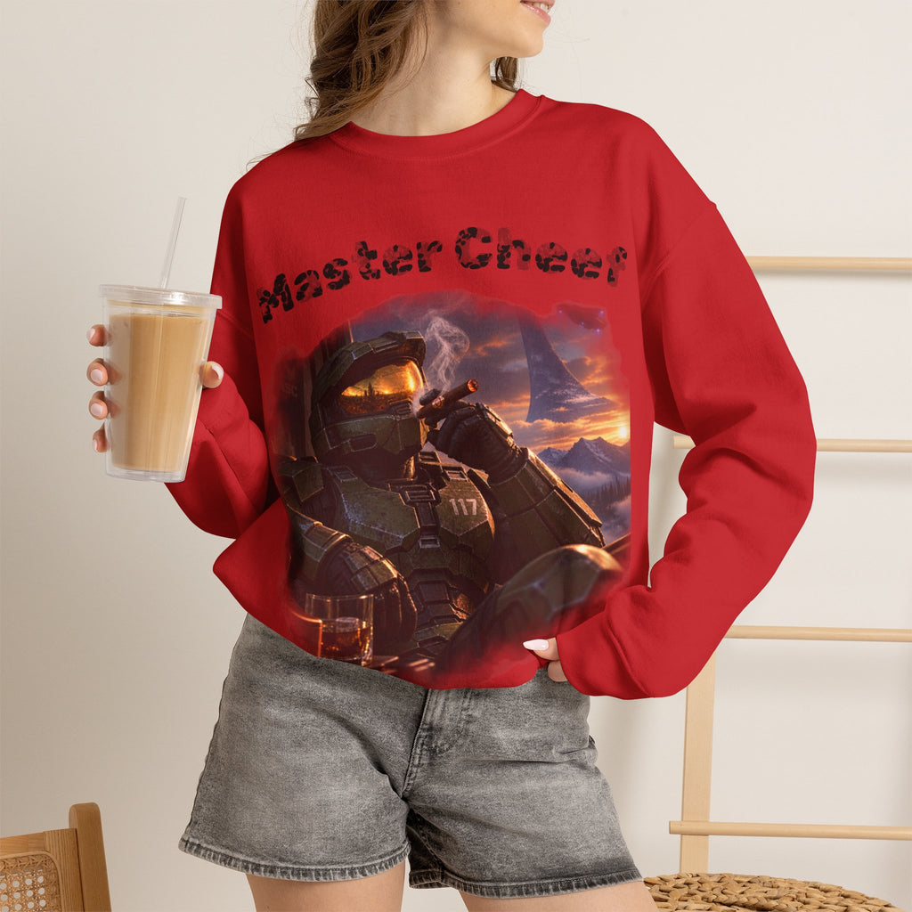Vert Master Cheef Vintage Style Unisex Graphic Crewneck Sweatshirt