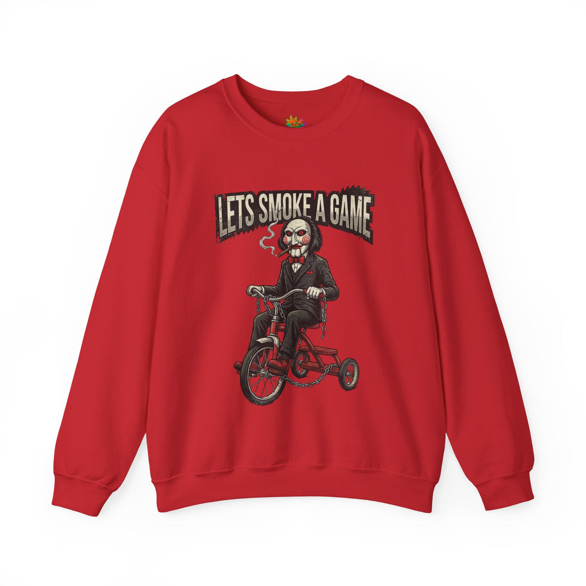 Vert Jigsaw Smoker Vintage Style Unisex Graphic Crewneck Sweatshirt