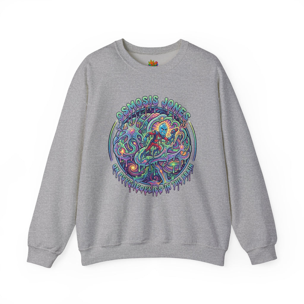 Vert Osmosis Jones Psychedelics Vintage Style Unisex Graphic Crewneck Sweatshirt