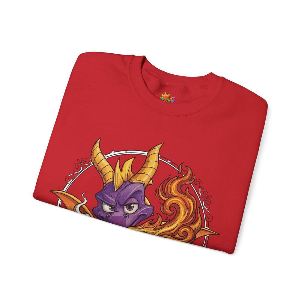 Vert Spyro Smoker Vintage Style Unisex Graphic Crewneck Sweatshirt