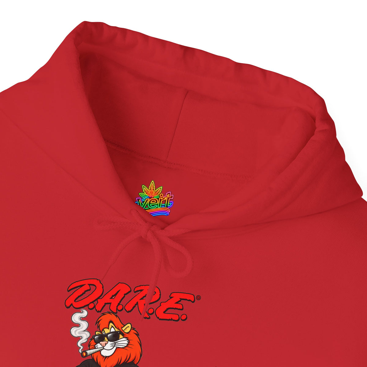 Vert D.A.R.E Vintage Style Unisex Graphic Hoodie