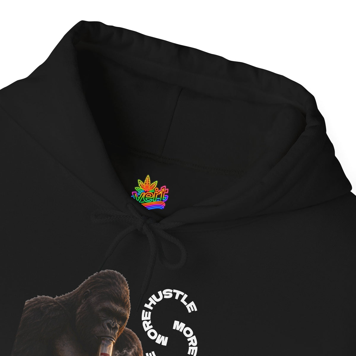 Vert King Kong Smoker Vintage Style Unisex Graphic Hoodie