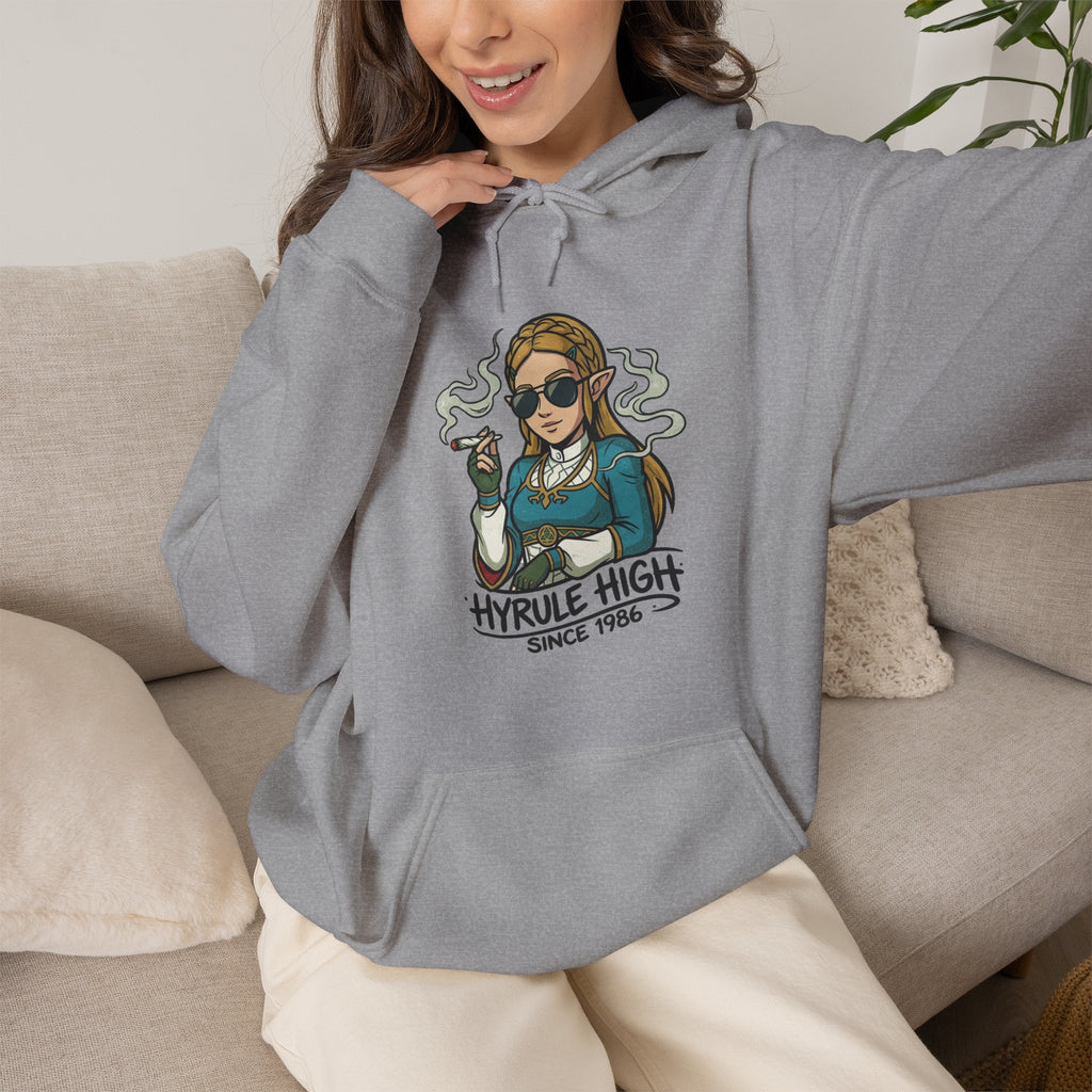 Vert Helda Vintage Style Unisex Graphic Hoodie