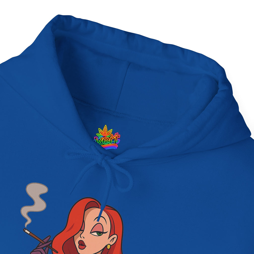 Vert Jessica Rabbit Vintage Style Unisex Graphic Hoodie