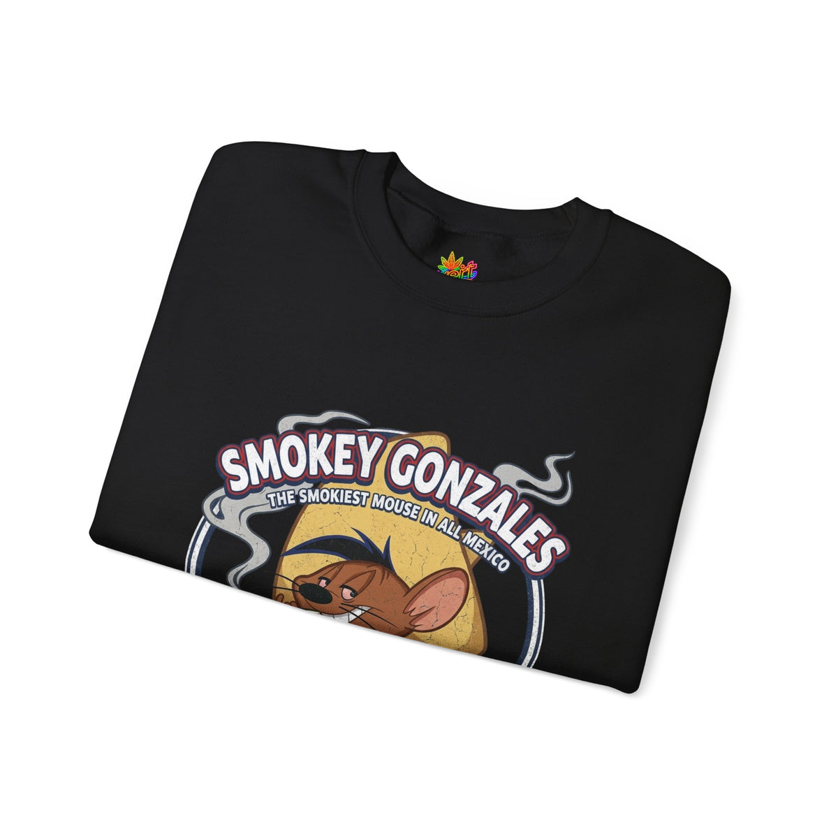 Vert Speedy Gonzales Smoker Vintage Style Unisex Graphic Crewneck Sweatshirt