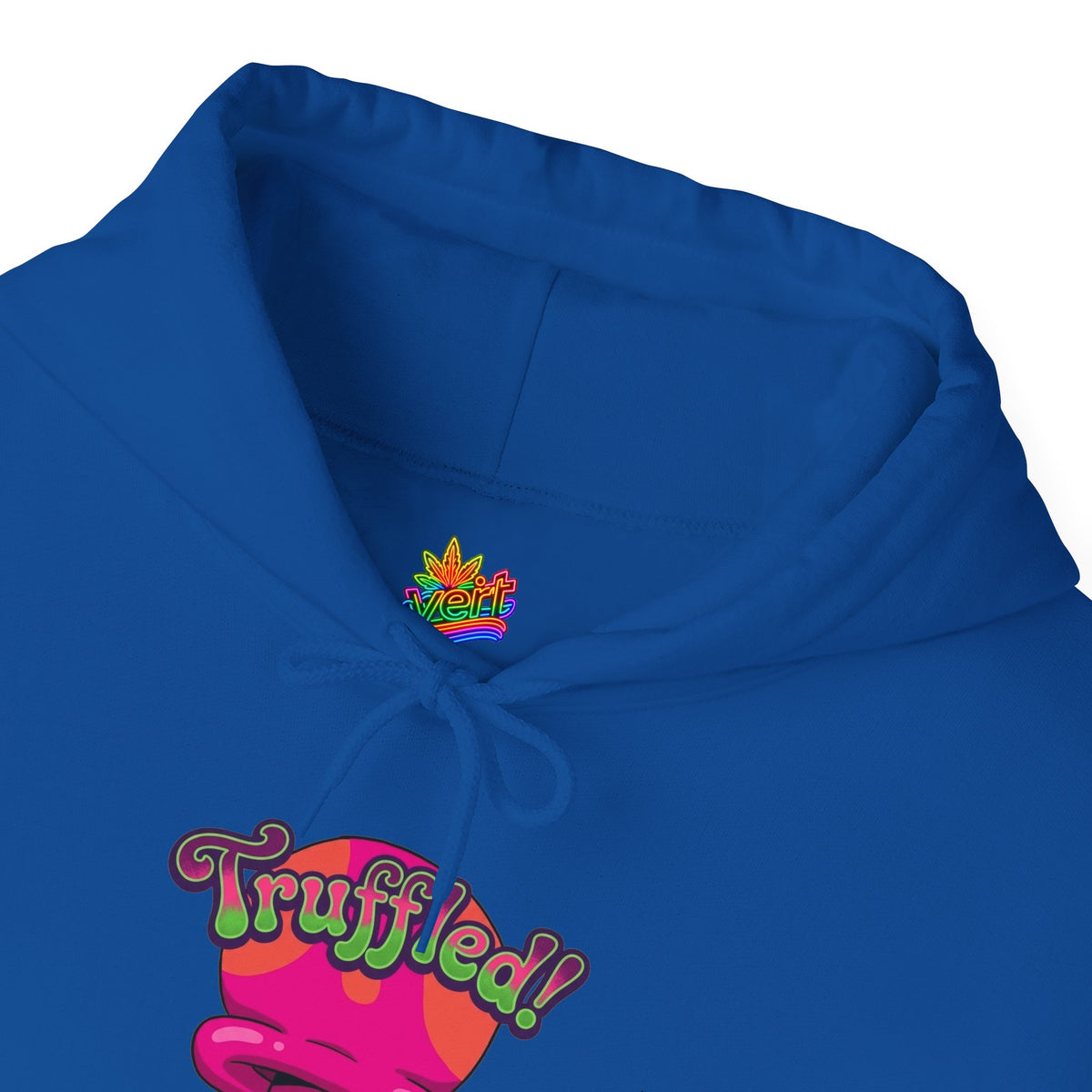 Vert Truffles Psychedelic Vintage Style Unisex Graphic Hoodie