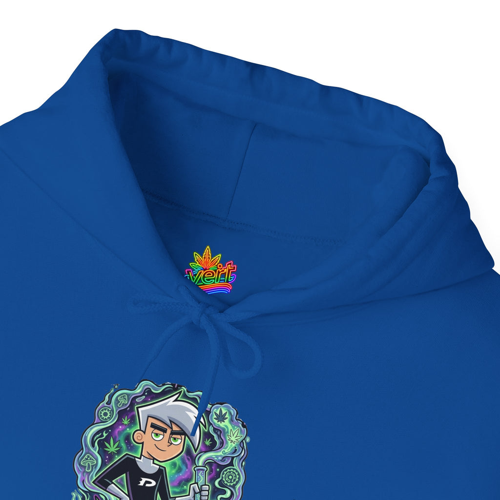 Vert Danny Phantom Smoker Vintage Style Unisex Graphic Hoodie