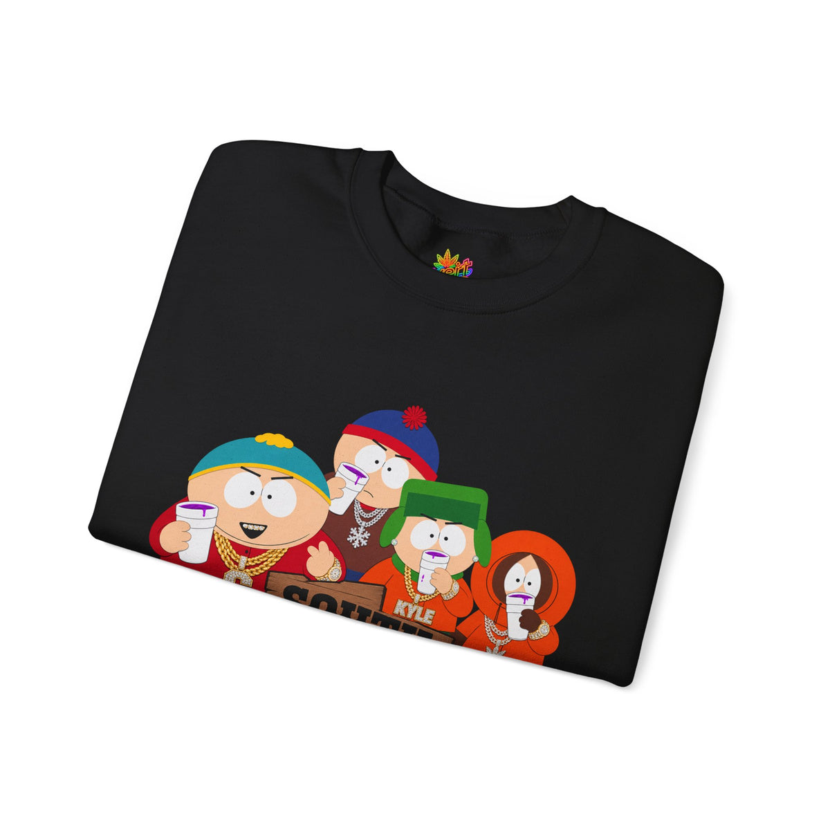 Vert South Park Double Cup Vintage Style Unisex Graphic Crewneck Sweatshirt