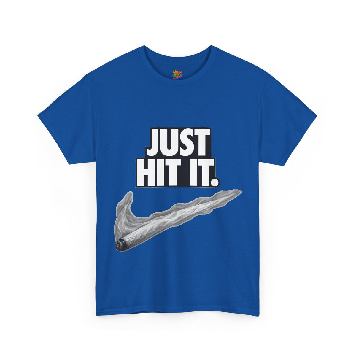 Vert Just Hit It Vintage Style Unisex Cotton Graphic T-Shirt