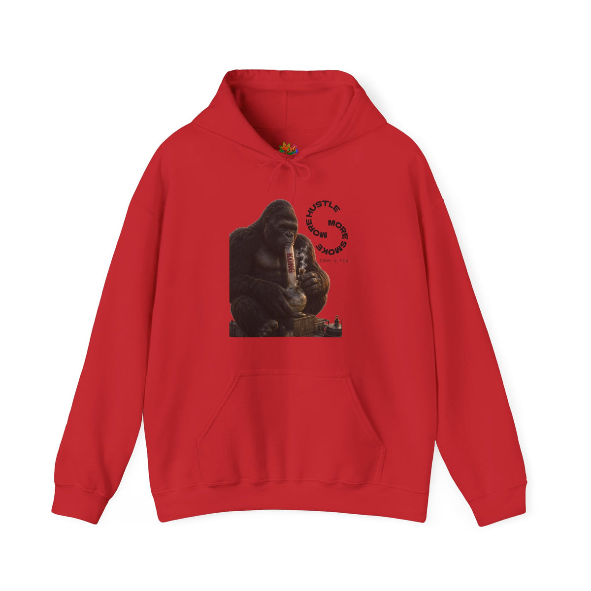 Vert King Kong Smoker Vintage Style Unisex Graphic Hoodie