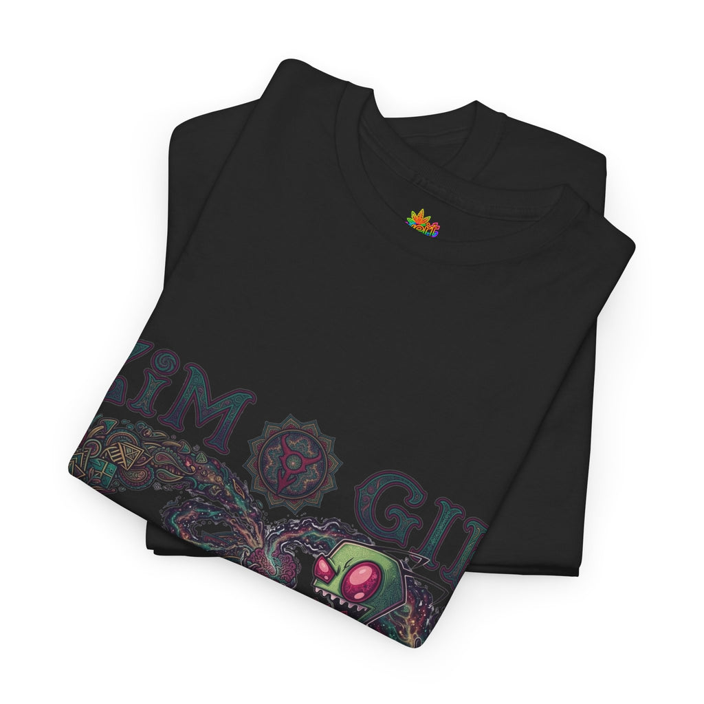 Vert Invader Zim Psychedelic Vintage Style Unisex Cotton Graphic T-Shirt