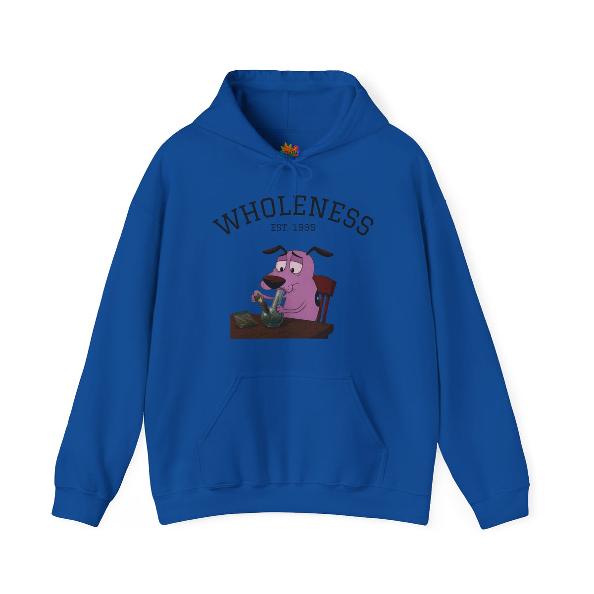 Vert Courage The Cowardly Dog Smoker Unisex Graphic Hoodie