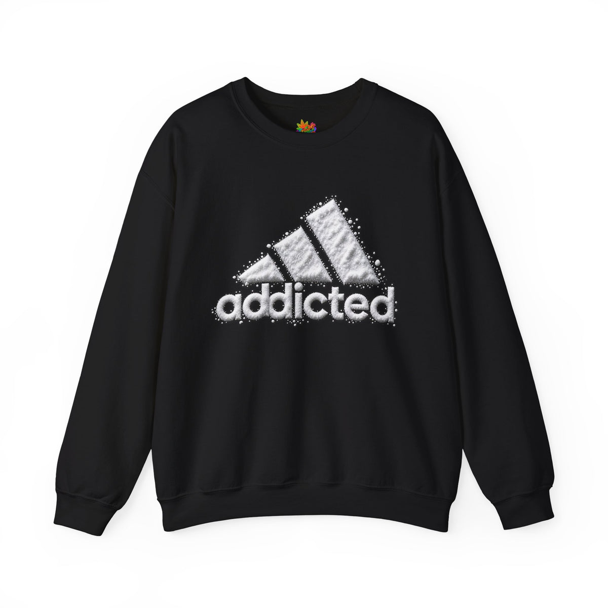 Vert Addicted Vintage Style Unisex Graphic Crewneck Sweatshirt