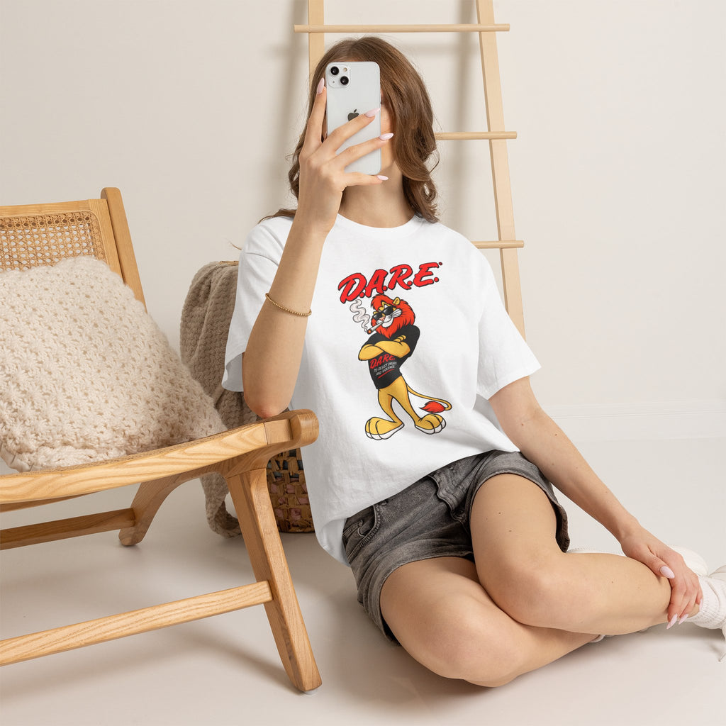 Vert D.A.R.E Vintage Style Unisex Cotton Graphic T-Shirt