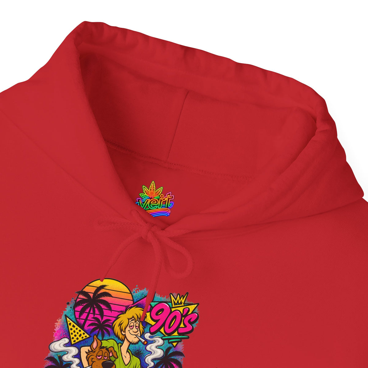 Vert Shaggy & Scooby Smoker Vintage Style Unisex Graphic Hoodie