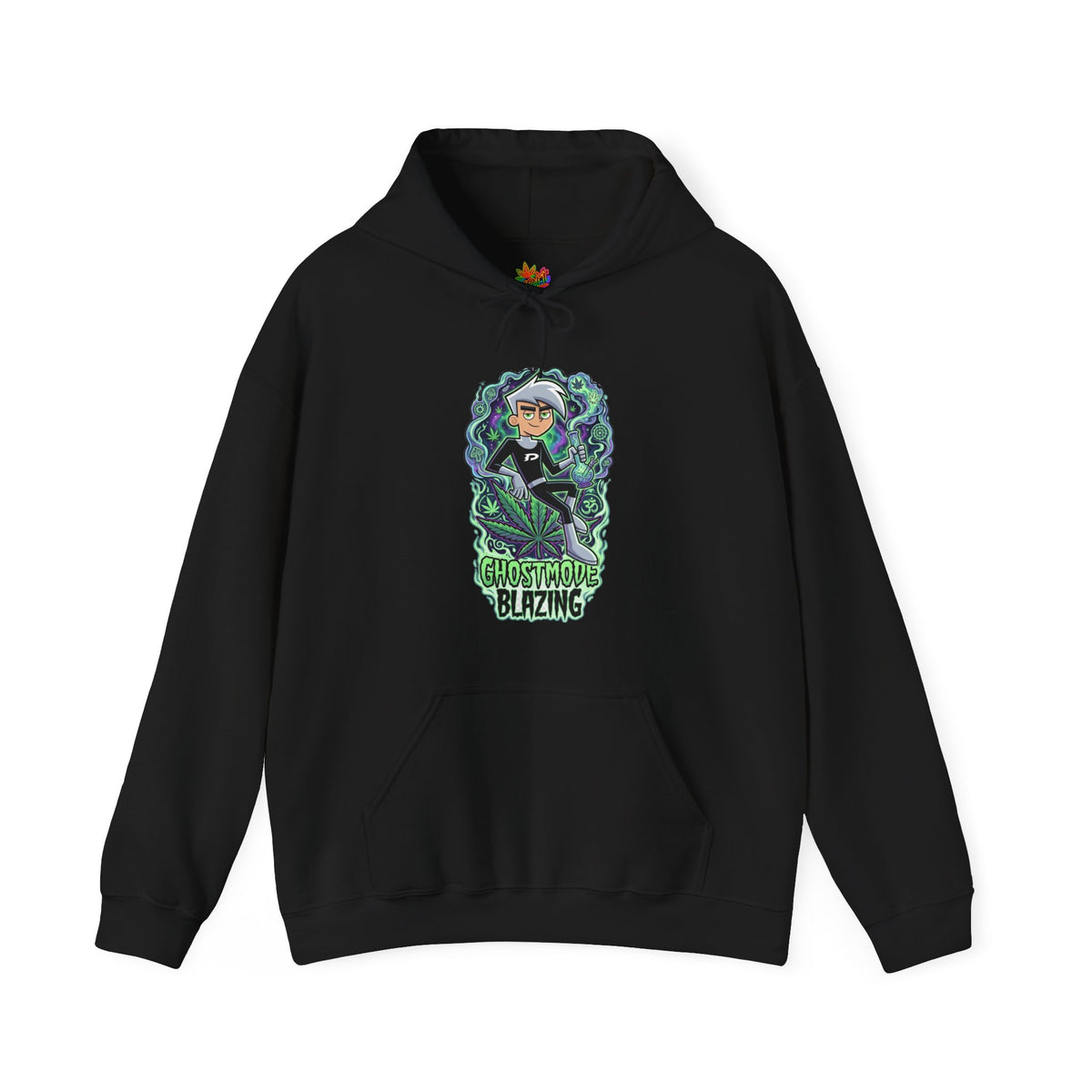 Vert Danny Phantom Smoker Vintage Style Unisex Graphic Hoodie