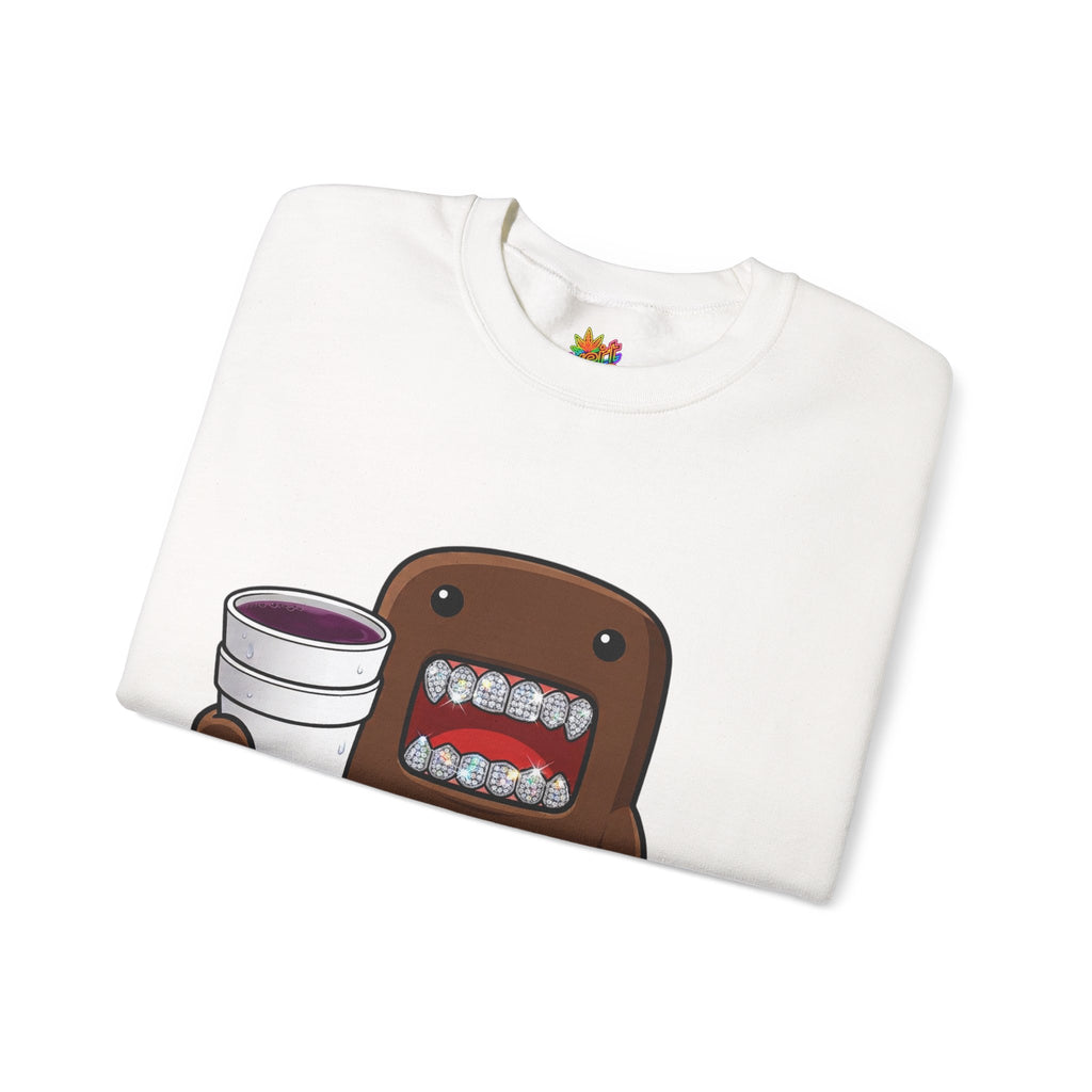 Vert Double Cup Domo Vintage Style Unisex Graphic Crewneck Sweatshirt
