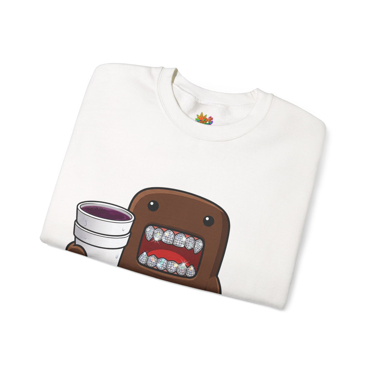 Vert Double Cup Domo Vintage Style Unisex Graphic Crewneck Sweatshirt
