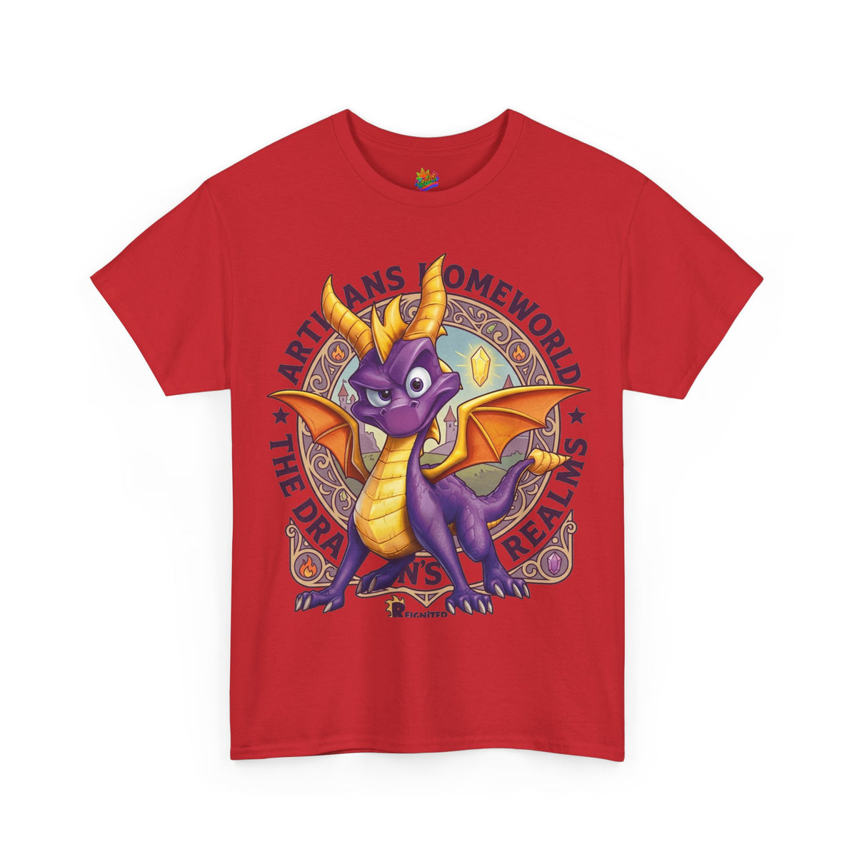 Vert Spyro Vintage Style Unisex Cotton Graphic T-Shirt