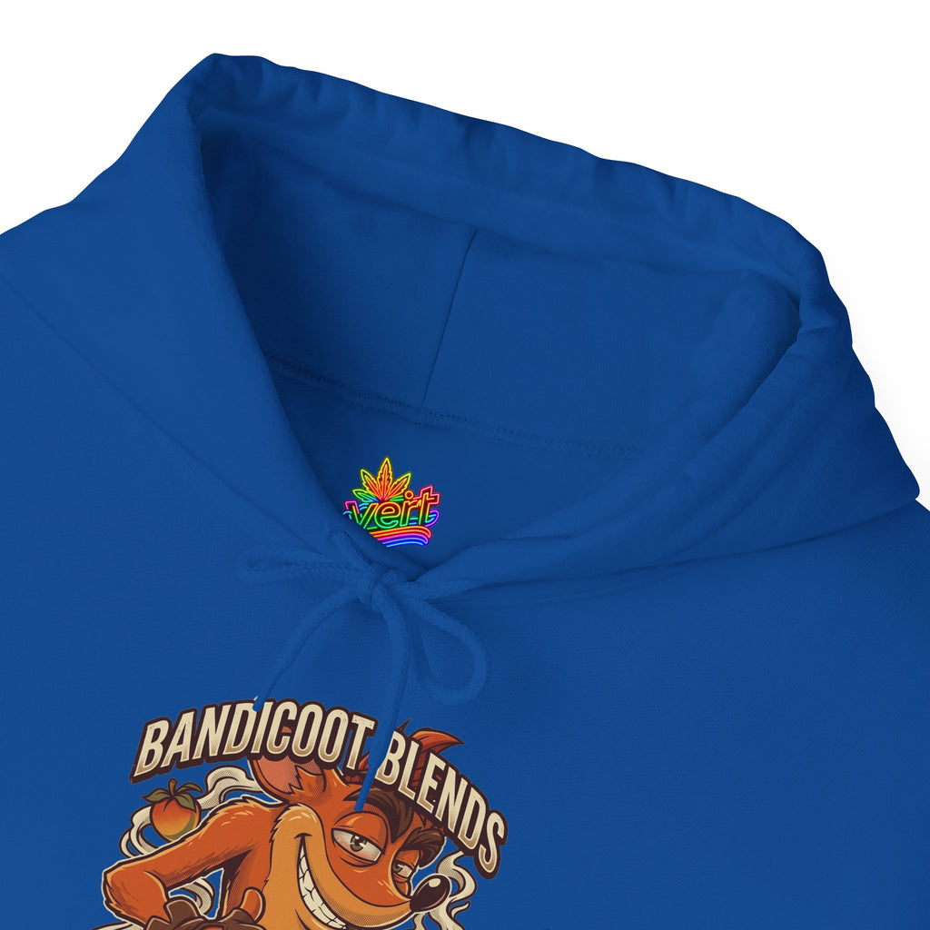 Vert Crash Bandicoot Smoker Vintage Style Unisex Graphic Hoodie