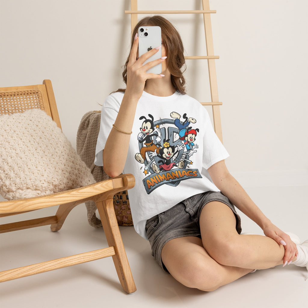 Vert Animaniacs Vintage Style Unisex Cotton Graphic T-Shirt