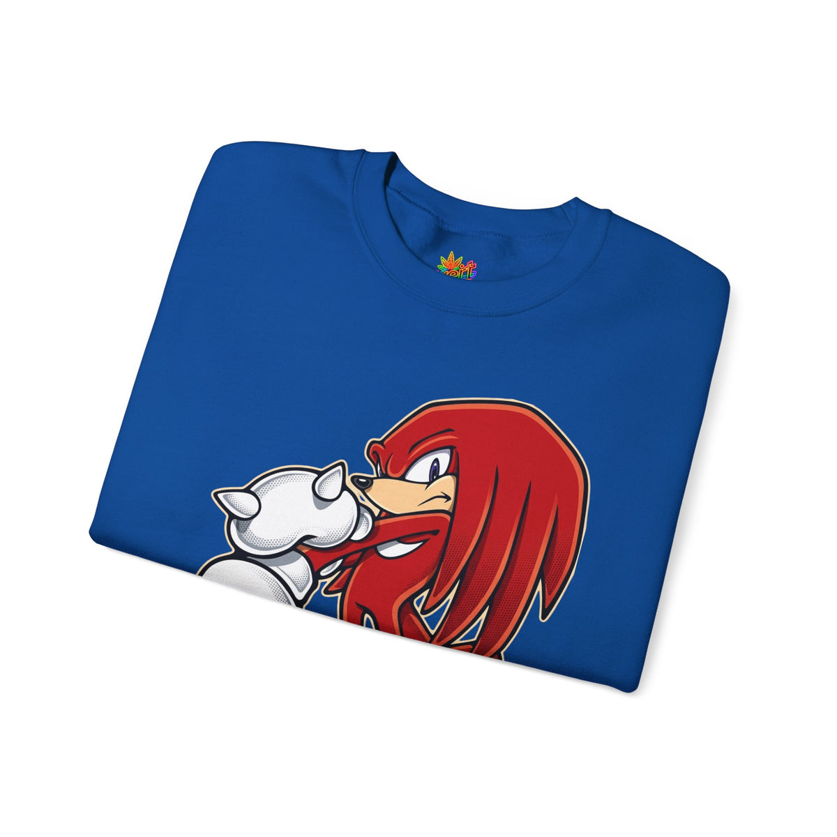 Vert Knuckles The Echidna Vintage Style Unisex Graphic Crewneck Sweatshirt