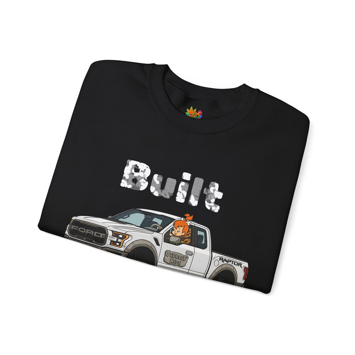 Vert Pebbles F-150 Vintage Style Graphic Crewneck Sweatshirt